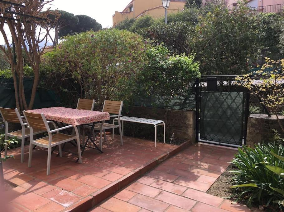 Bel Appartement 4Pers Rdc/Parking/Terrasse/ Jardin 콜리우르 외부 사진